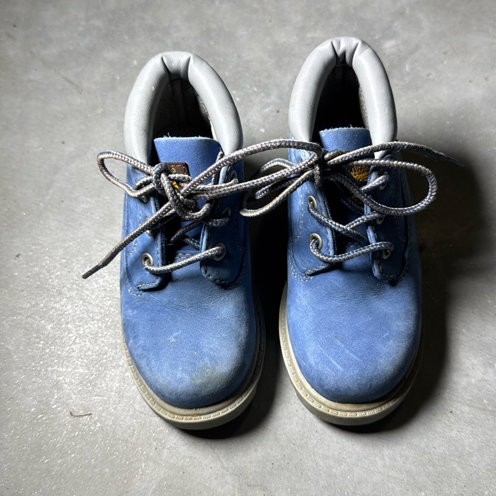 Timberland kids toddler leather boots size - 7
